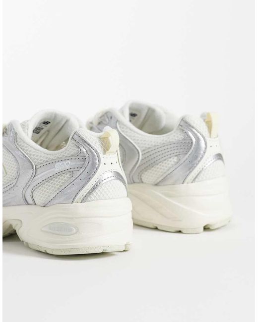 New Balance White 530 Trainers