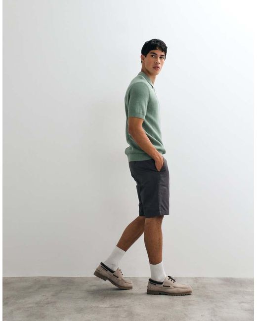 Gant Brown Slim Sport Chino Shorts for men