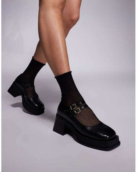 Walk London Black Liley Mary Janes
