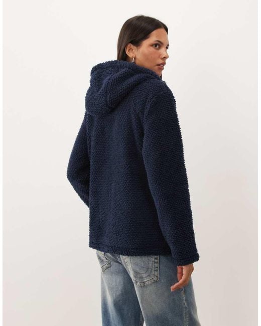 Regatta Blue Hooded Evelina Fleece