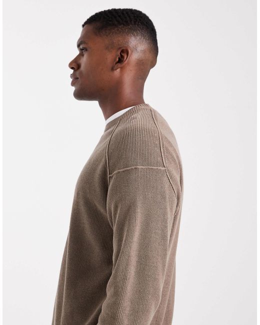 Only & Sons – strickpullover in Gray für Herren