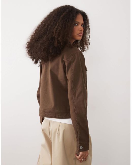 Threadbare Brown Denim Jacket
