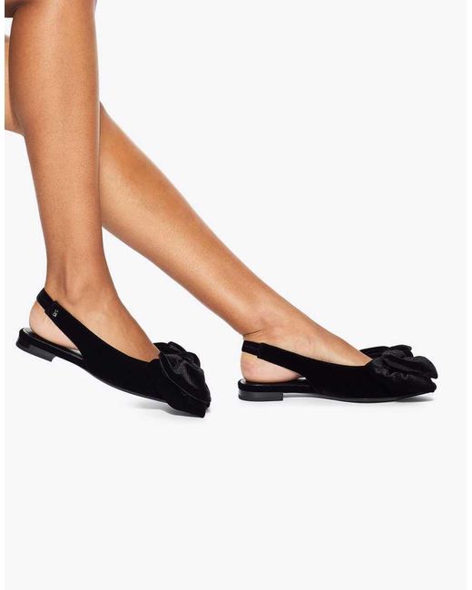 KG by Kurt Geiger Black Sophia Flat Sandals