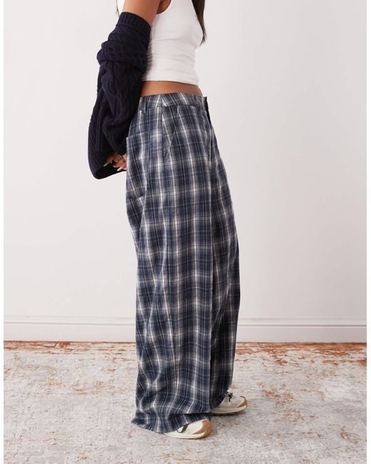 Collusion White Low Rise Balloon Pants