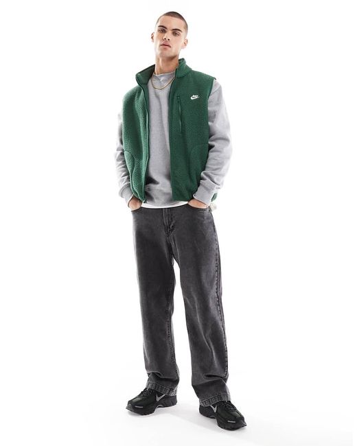 Nike Green Club Fleece Gilet for men