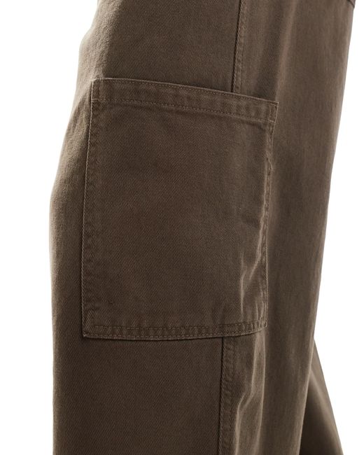 ASOS Brown Super baggy Cargo Trousers for men