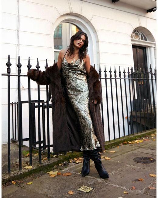 Topshop cowl shop dress