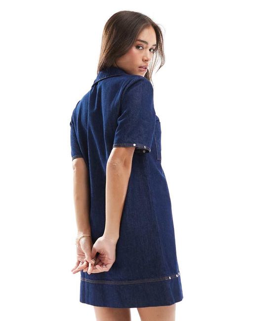 Vestito Camicia di ASOS in Blue