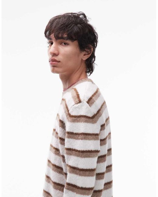 Tommy Hilfiger White Brushed Jumper for men