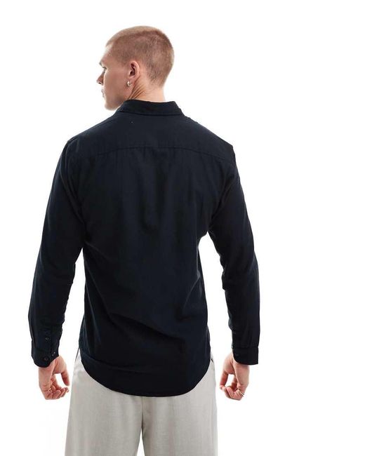 Jack & Jones Black Premium Slim Fit Shirt for men