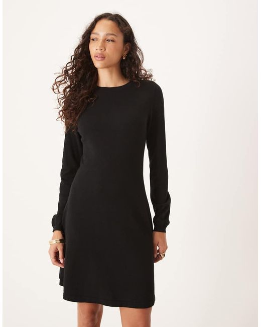Vila Black Knitted Mini Dress