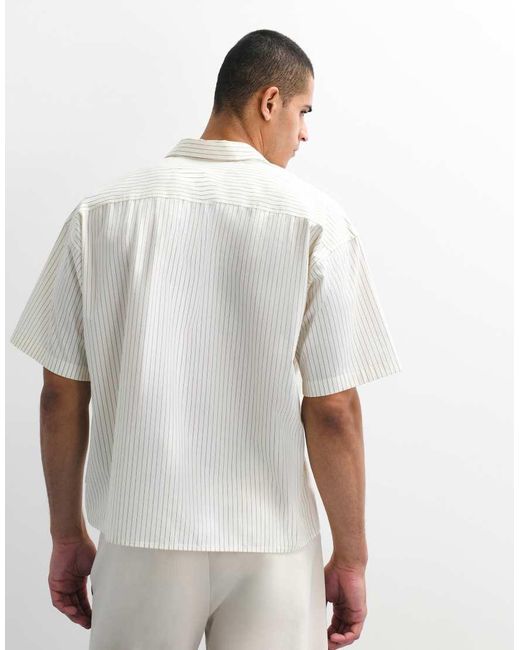 Jack & Jones Natural Boxy Poplin Shirt for men