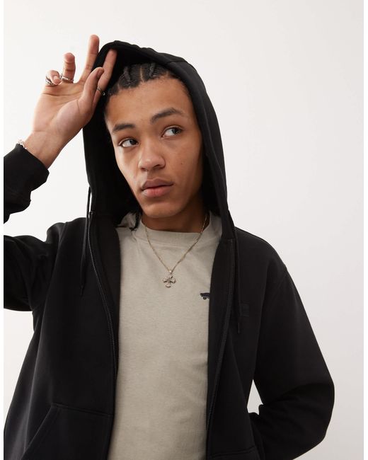 Vans Black Core Basic Full Zip Hoodie