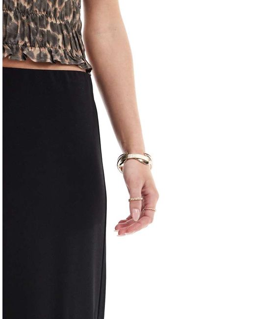 Vero Moda Blue Jersey Crepe Wide Leg Trousers