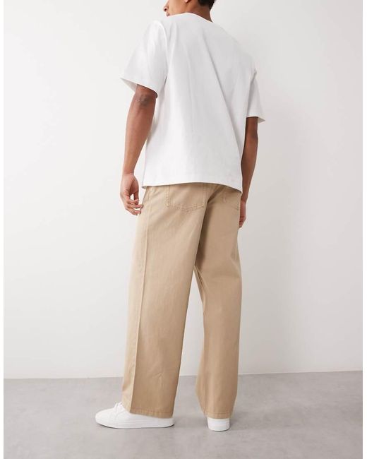 ASOS Natural baggy Lightweight Jeans for men