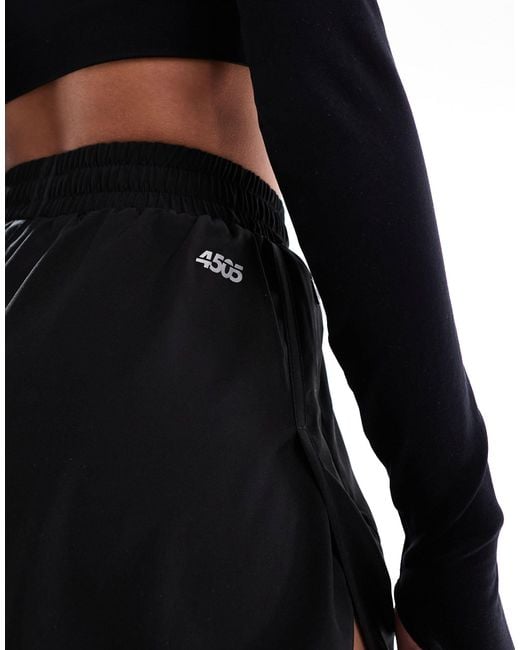 ASOS 4505 Black Icon Woven Running Short With Zip Pockets