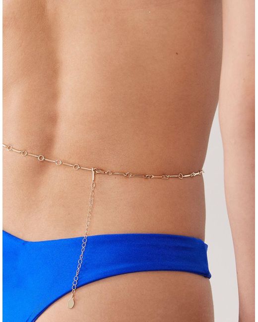 Kulani Kinis Blue Lagoon Double Strap Triangle Bikini Top