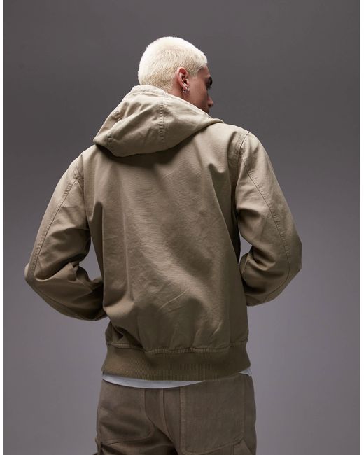 Dickies Natural Duck Canvas Hooded Unlined Jacket for men