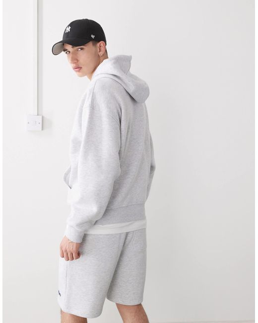 Pull d'ensemble oversize à capuche - clair chiné Kickers pour homme en coloris Gray