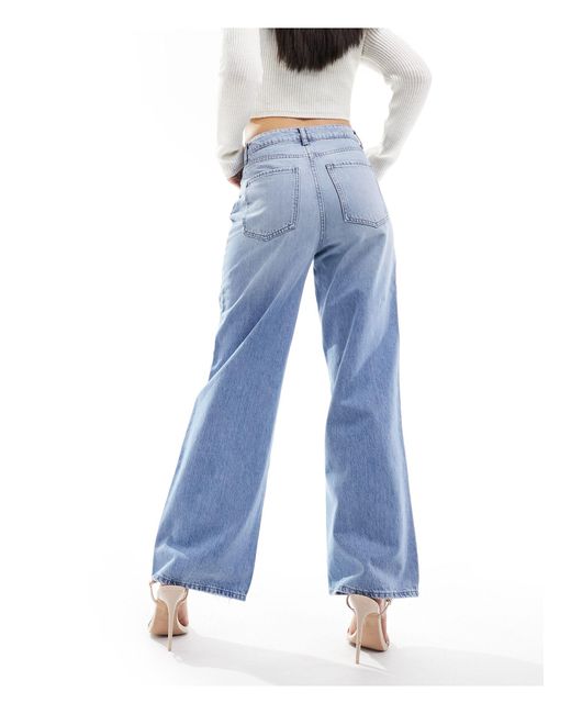 New Look Blue – jeans mit weitem bein