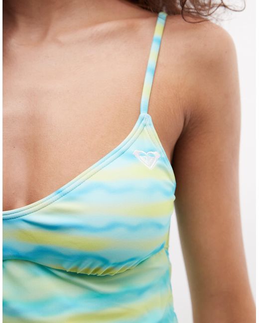 Crop top Roxy en coloris Green