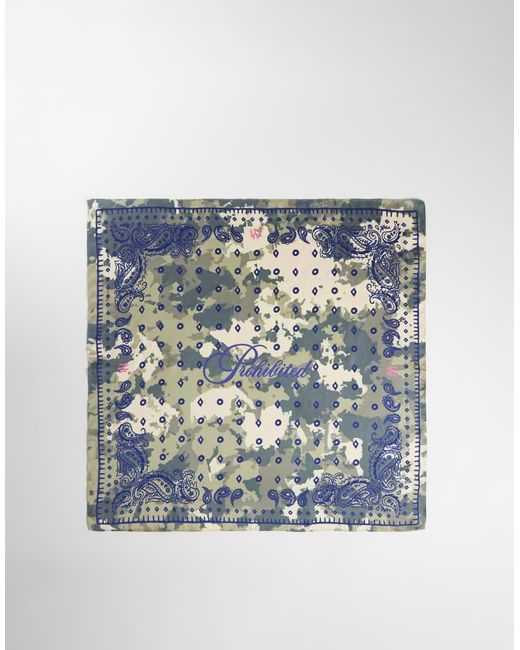 Prohibited Blue Camp Camo Scarf