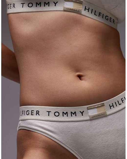 Tommy Hilfiger Brown Heritage Cotton Bikini Briefs