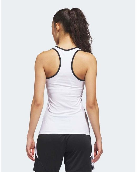 Adidas Originals White Entrada26 Tank Top