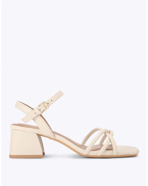KG by Kurt Geiger Natural Sable Heeled Sandals