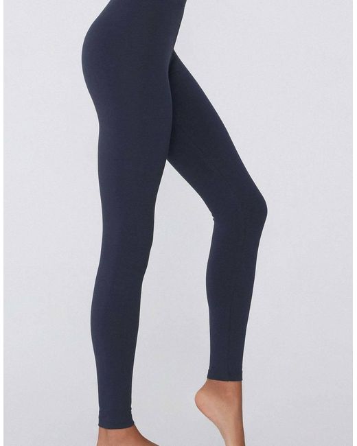 Tezenis Blue Basic Cotton Leggings