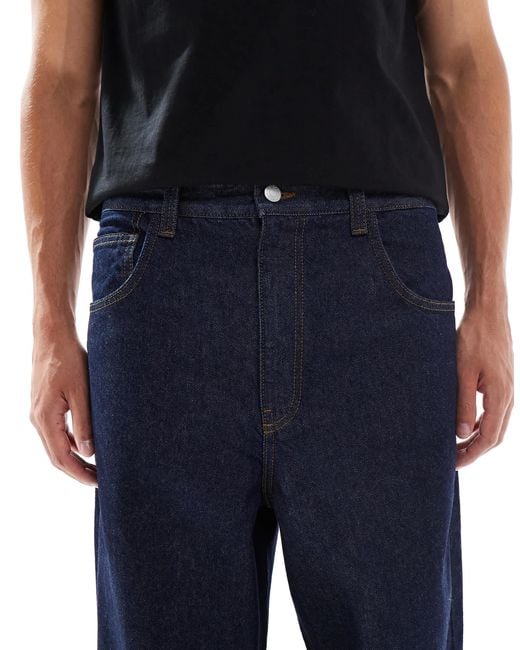 ASOS – lockere straight jeans in Blue für Herren