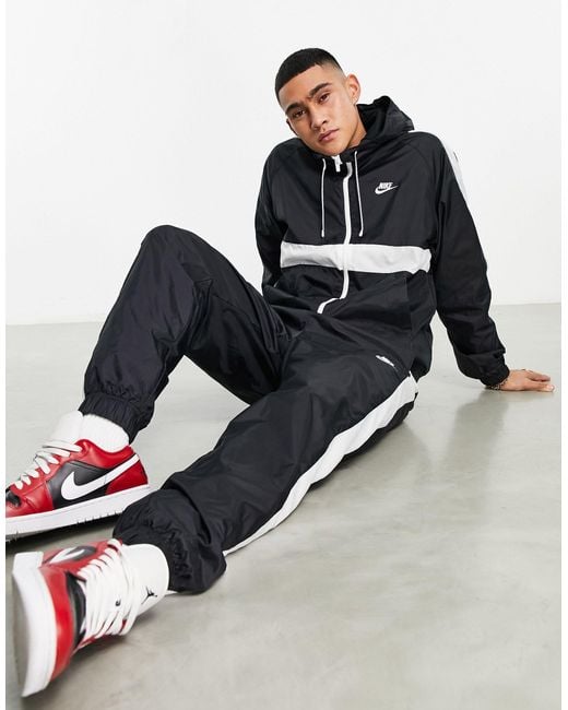 Chándal con laterales Nike de hombre de color Blanco | Lyst