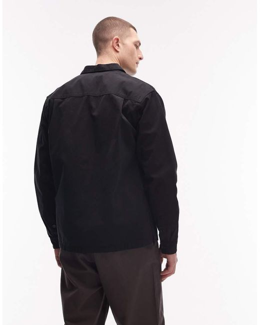 No Problemo Blue Ripstop Cargo Shirt for men