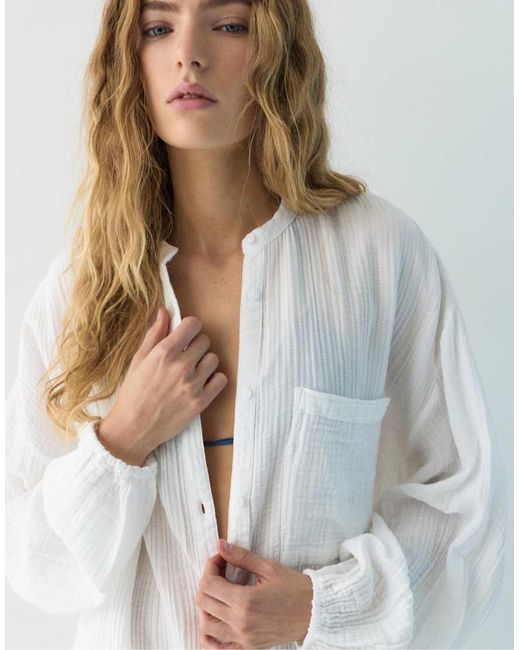 Camicia di Pull&Bear in Blue