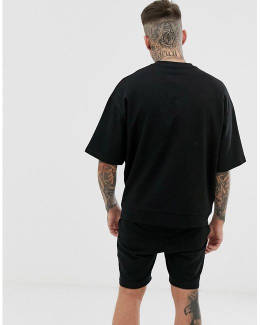 Mens Henleys Plain Pack Swim Short In Black