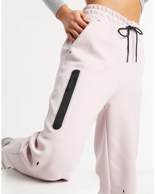 Nike Tech Fleece joggers in Pink | Lyst UK