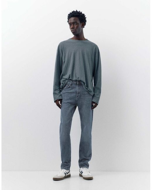 Jean slim - pastel Pull&Bear pour homme en coloris Blue