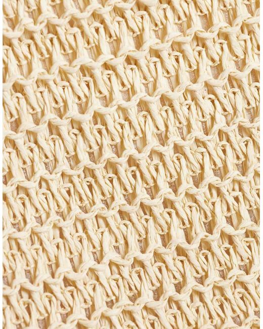 Vero Moda Natural Large Straw Tote Beachbag