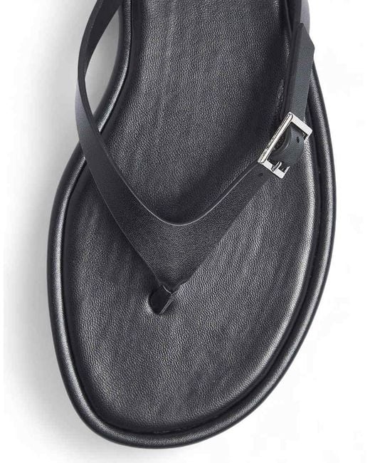 NA-KD White Buckle Detail Sandals