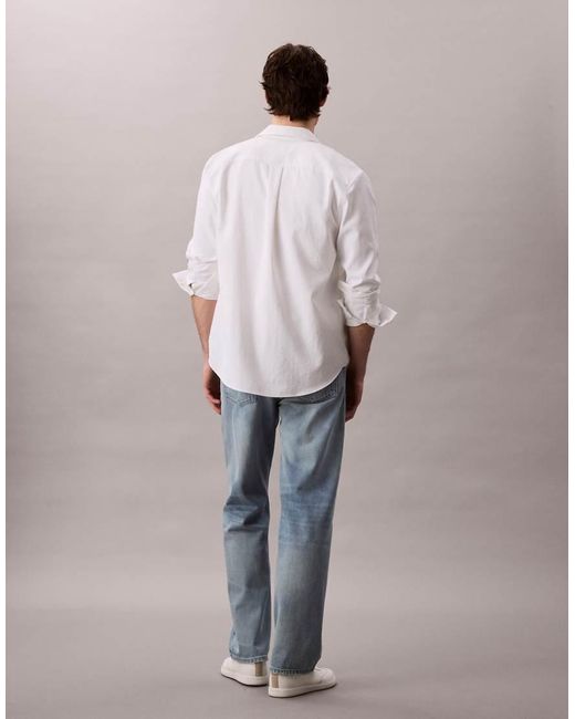 Calvin Klein Gray 90s Straight Jeans for men