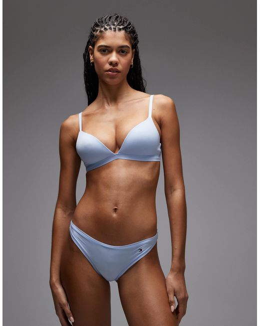 Essentials - string en microfibre - clair Tommy Hilfiger en coloris Blue