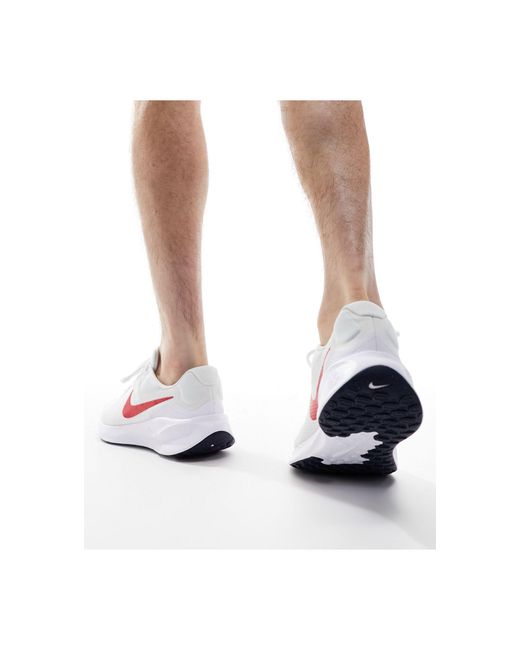 Nike - revolution 7 - baskets - et rouge Nike pour homme en coloris White