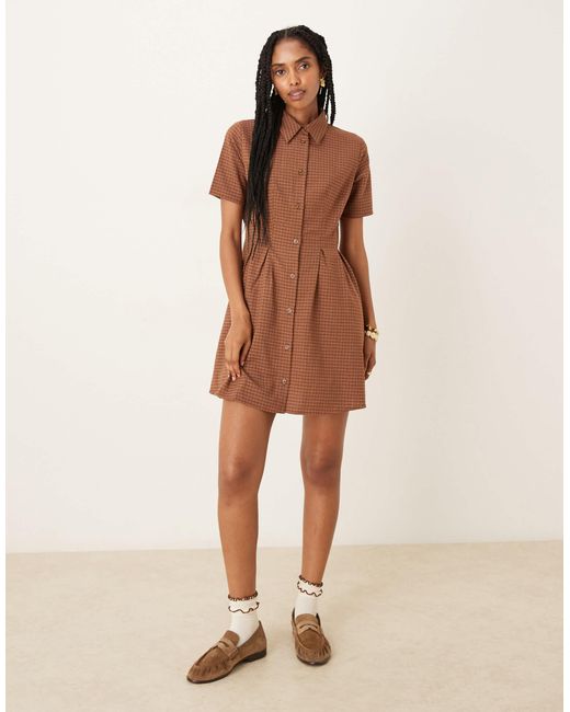 Glamorous Natural – mini-hemdkleid