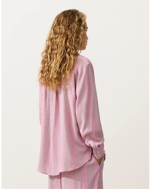 Oysho Pink Long Sleeve Shirt