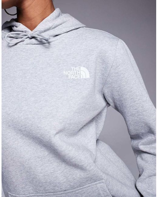 Sudadera Con Capucha Simple Dome De The North Face de color Gray