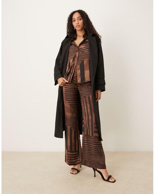 Camicia di Mango in Brown