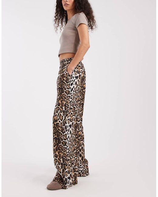 Vero Moda Multicolor High Waist Wide Leg Trouser