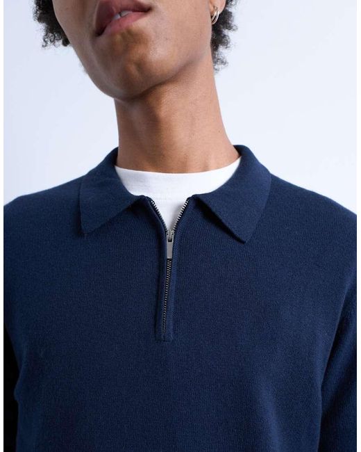 Topman Essentials in het Blue voor heren