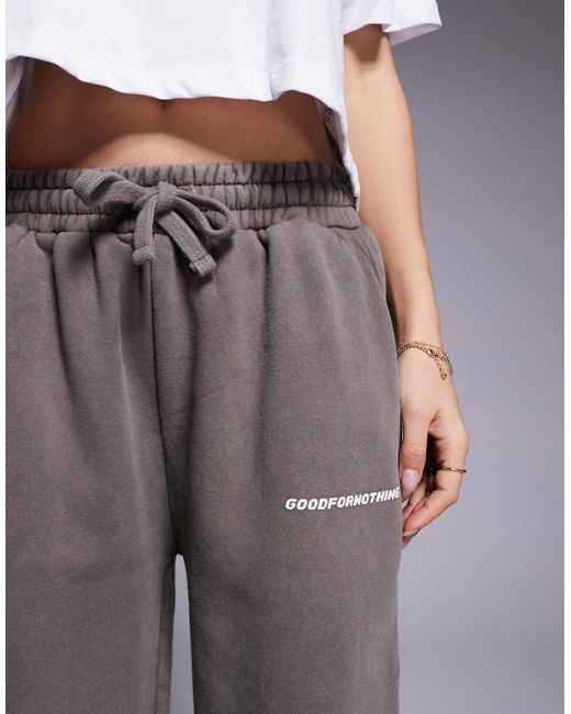 Good For Nothing Gray Core Wide Fit jogger