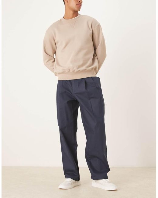 ASOS Blue Loose Trousers for men
